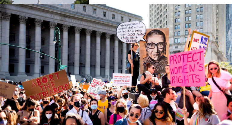 Marcha a favor del aborto en EEUU. Foto: EFE