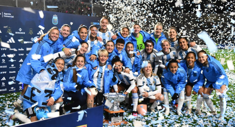 Selección Argentina de Fútbol Femenino. Foto: Twitter.