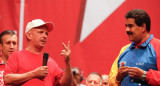 Pollo Carvajal y Nicolás Maduro, Venezuela. Foto: EFE