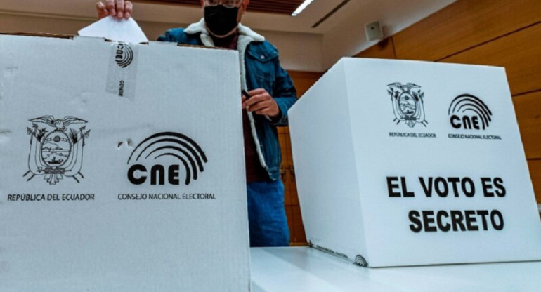 Elecciones en Ecuador. Foto: EFE