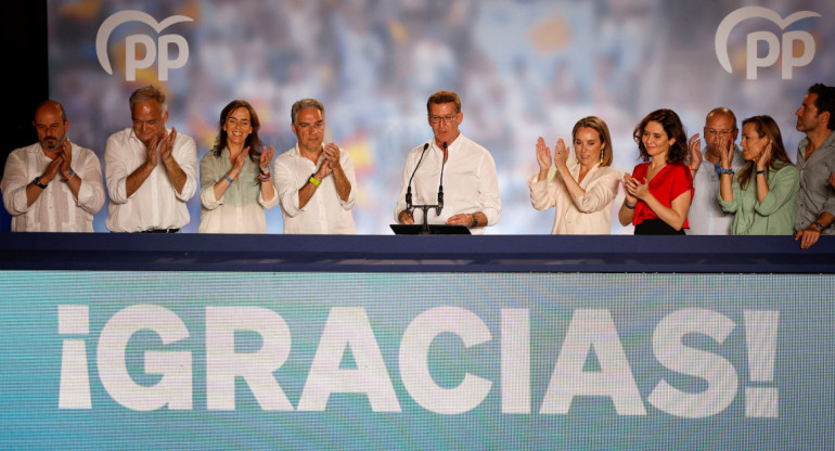 Triunfo del PP en las elecciones de España. Foto: Reuters.