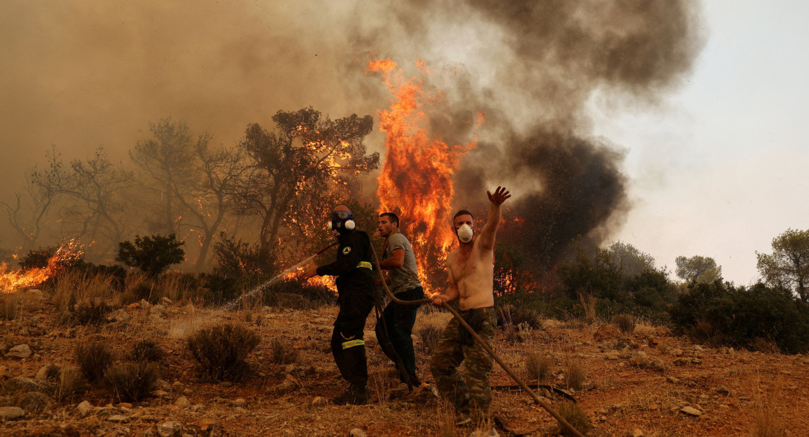 Incendio forestal. Foto: Reuters.