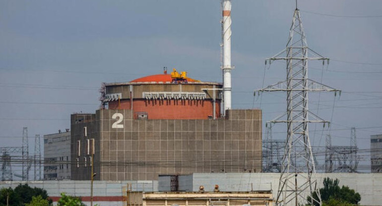 El sector 2 de la planta nuclear de Zaporiyia. Foto: Reuters.