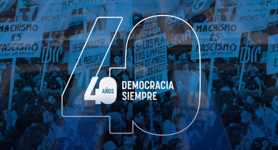 Diputados, 40 años de Democracia. Foto: DTV.