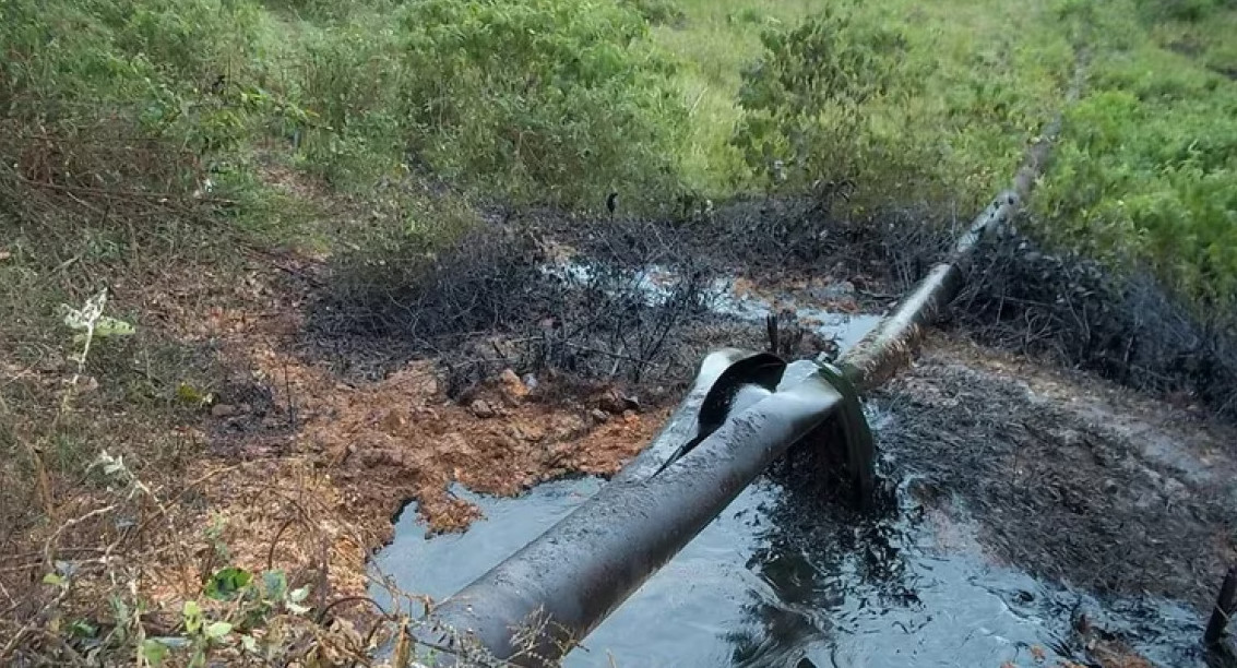 Ataques al oleoducto de Caño Limón-Coveñas. Foto: Colprensa