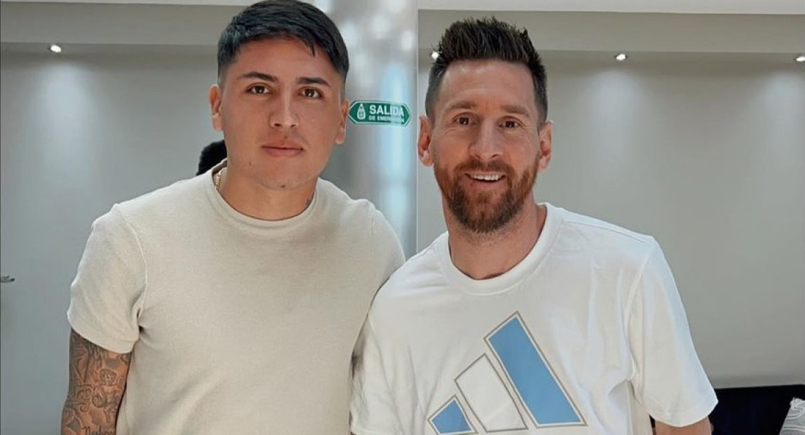 Facundo Farías será compañero de Lionel Messi en Inter Miami. Foto: Instagram @facufarias10.