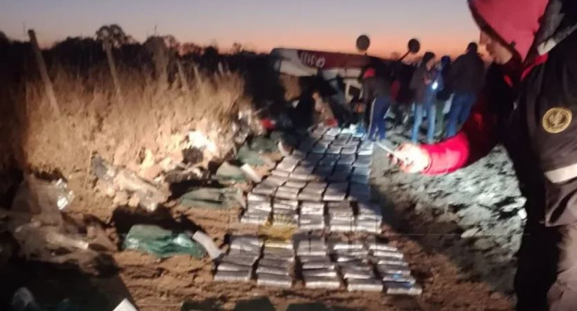 Avioneta con cocaína en Chaco. Foto: redes sociales