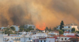 Incendios en Grecia. Foto: Reuters