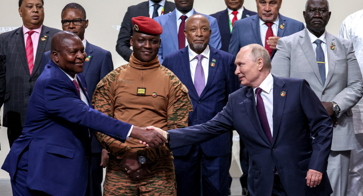 Cumbre Rusia-África. Foto: Reuters.