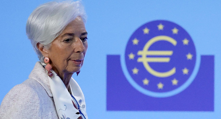 Christine Lagarde, presidenta del Banco Central Europeo (BCE). Foto: EFE.