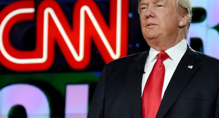 Donald Trump, durante el debate de candidatos a la presidencia de la CNN de 2015. Foto: El País