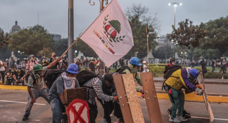 Nuevas protestas en Perú. Foto: EFE