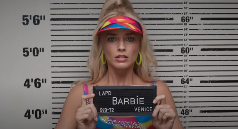 Margot Robbie, protagonista de la película Barbie. Foto: Captura de pantalla del Trailer
