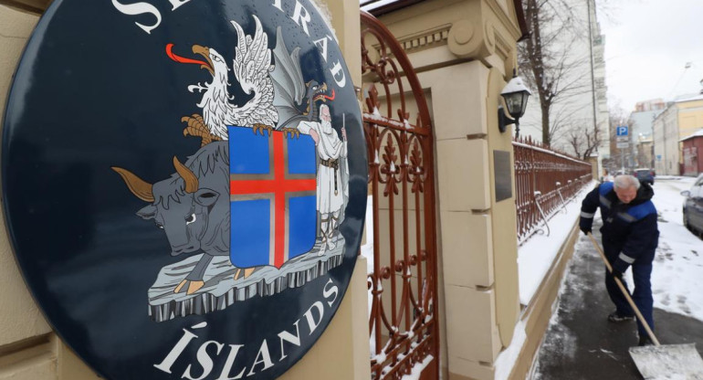 Embajada de Islandia en Moscú. Foto: DW
