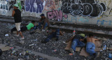 Migrantes en la frontera entre México y Estados Unidos. Foto: EFE.