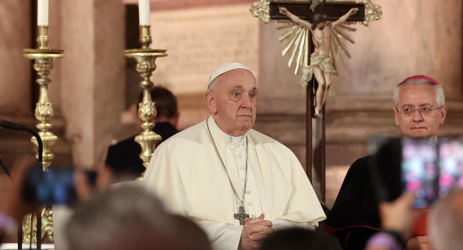 El Papa Francisco en su visita a Portugal. Foto: EFE.
