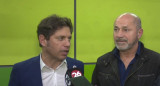 Kicillof y Secco. Foto captura video: Canal 26