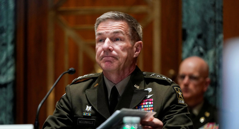 El general James McConville. Foto: Reuters