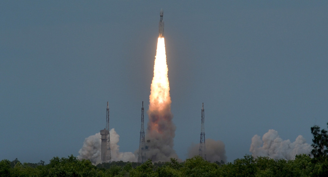 Cohete Chandrayaan-3. Foto: Reuters.
