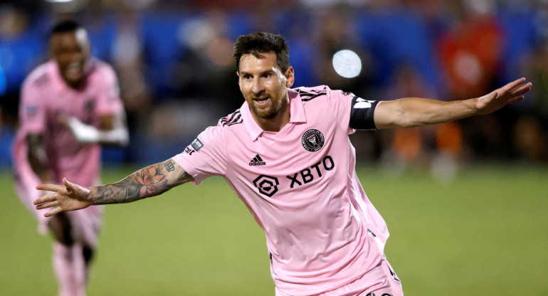 Lionel Messi está causando un furor en Estados Unidos. Foto: Reuters.