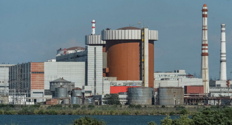 La central nuclear ucraniana , Yuzhnoukrainsk. Foto: Reuters.