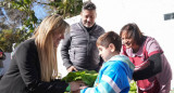 Gustavo Menéndez en el jardín 2 de Abril de Merlo. Foto: @gustavomenendez.