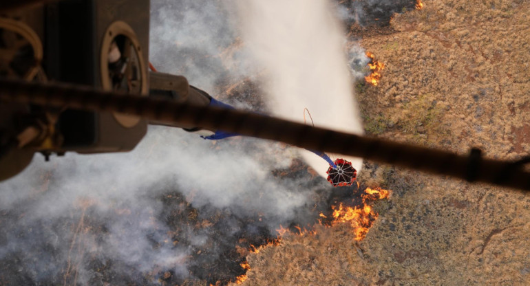 Incendios forestales en Hawai. Foto: EFE