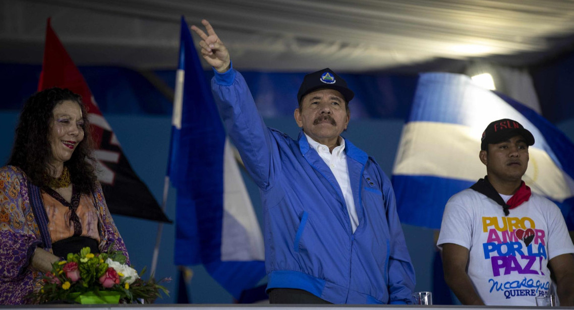 Daniel Ortega, Nicaragua. Foto: EFE