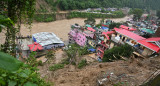 Alud en la India. Foto: Reuters.