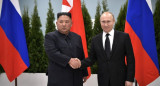 Vladimir Putin y Kim Jong-un