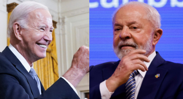 Joe Biden y Lula da Silva. Fotos: Reuters