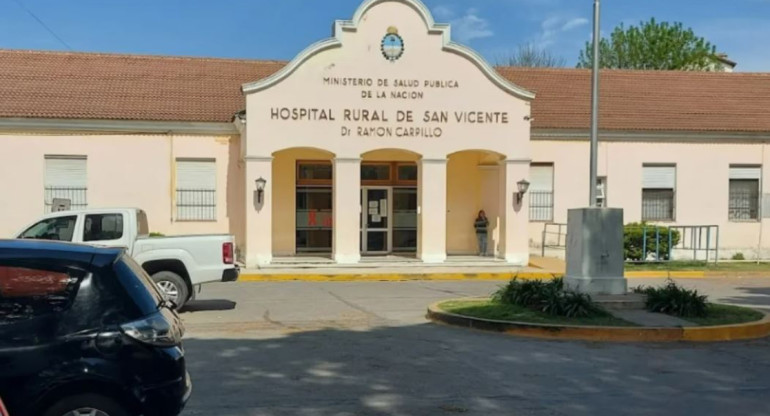 El Hospital Ramón Carrillo de San Vicente. Foto: Google Maps.