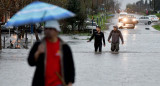 Fuerte temporal en Buenos Aires. Foto: Télam.