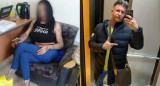 Fernando Pérez Algaba y la mujer trans detenida por el crimen.