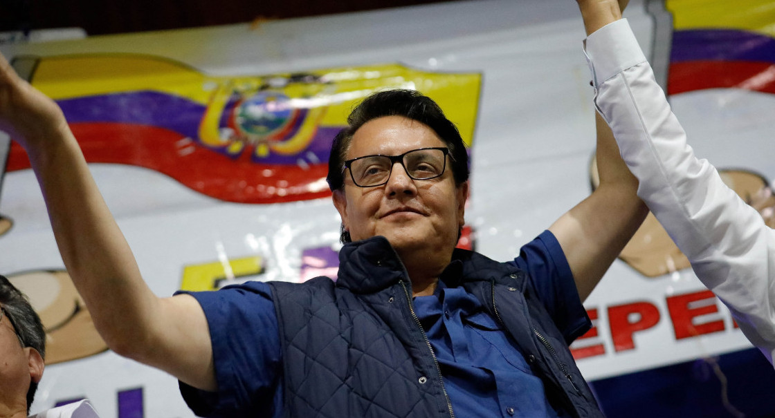 El candidato por el Movimiento Construye y asambleísta nacional Fernando Villavicencio. Foto: NA