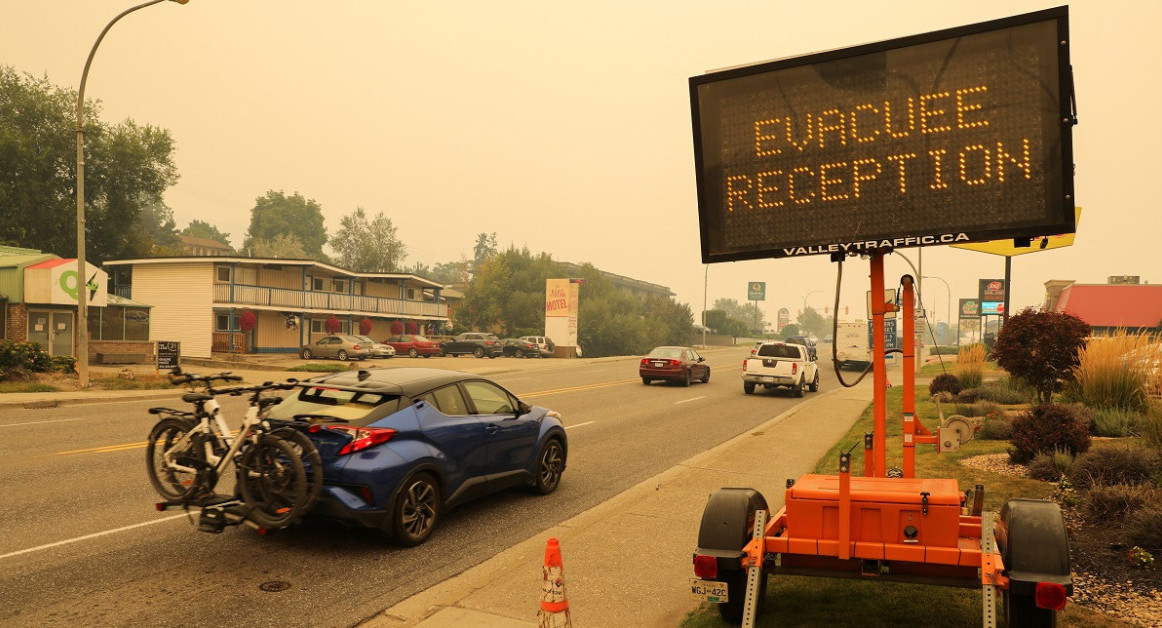 Más de 35.000 personas debieron ser evacuadas del oeste de Canadá. Foto: Reuters.