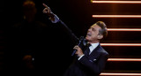 Luis Miguel durante su show en el Movistar Arena. Foto: Reuters.