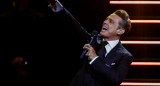 Luis Miguel durante su show en el Movistar Arena. Foto: Reuters.