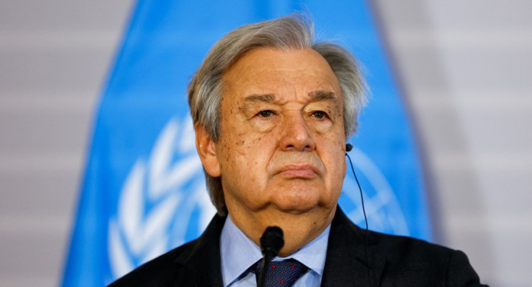António Guterres, el secretario general de la ONU. Foto: Reuters.