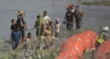 Boyas ubicadas en el río Bravo por el gobierno de Texas. Foto: Reuters