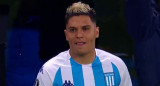 Juan Fernando Quintero y un polémico gesto a los hinchas de Boca. Foto: captura de pantalla.