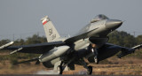 F-16, aviones. Foto: Reuters