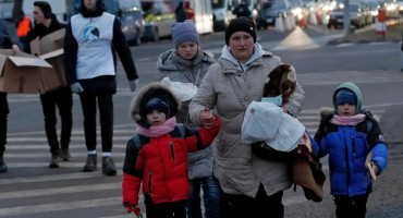 Niños ucranianos. Foto: EFE