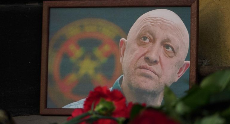 Homenaje a Yevgueni Prigozhin. Foto: Reuters.
