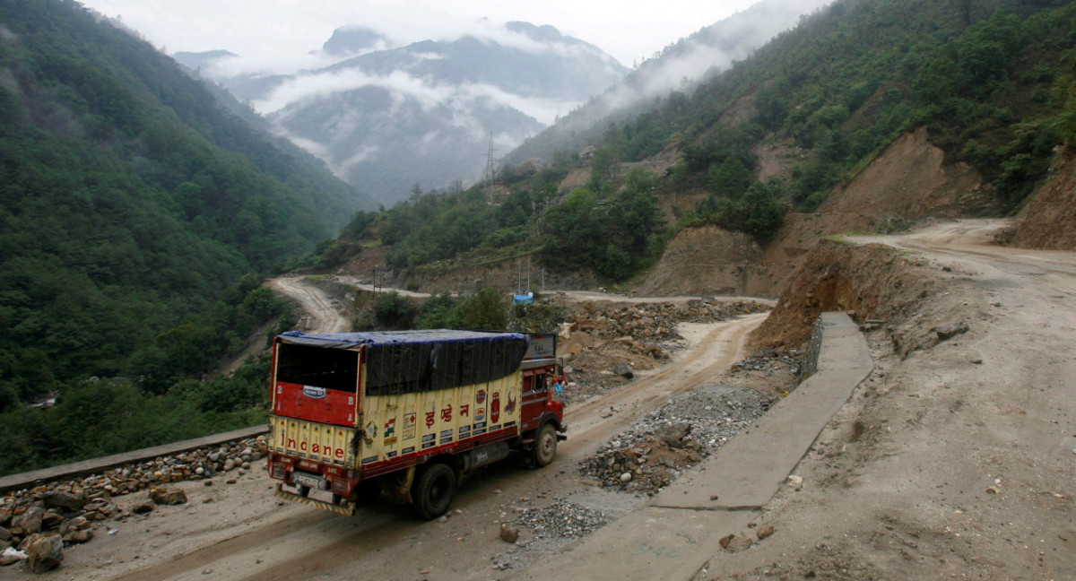 Zona en disputa entre India y China. Foto: Reuters.