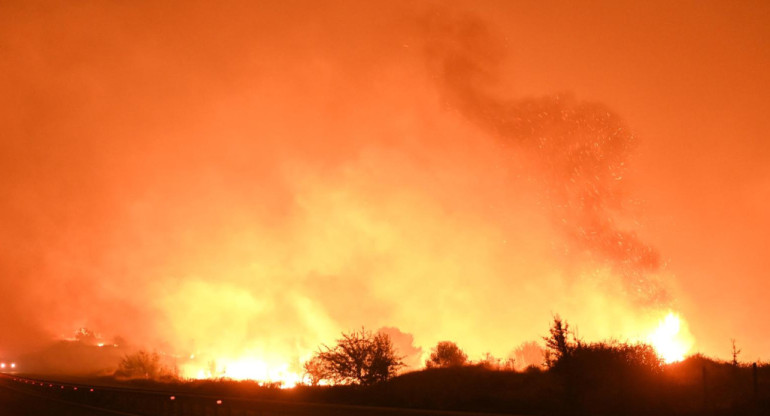 Incendios en Grecia. Foto: EFE