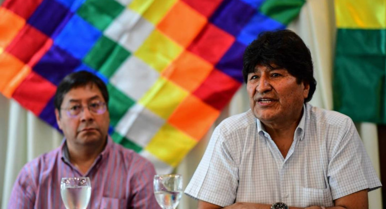 Evo Morales y Luis Arce. Foto: Reuters
