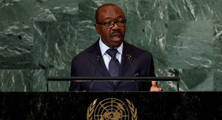 Ali Bongo, presidente de Gabón. Foto: Reuters.