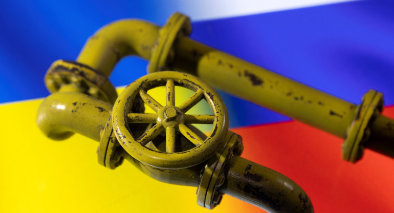 Gas, un recurso central en la guerra entre Rusia y Ucrania. Foto: Reuters.