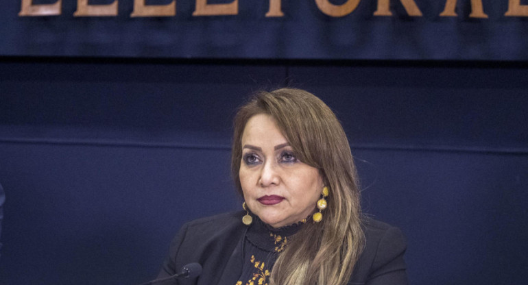 Irma Palencia, presidenta del Tribunal Supremo Electoral de Guatemala. Foto: EFE